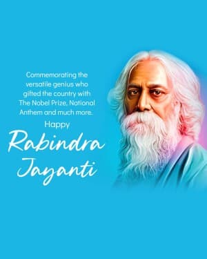 Rabindra Jayanti post