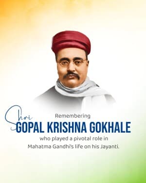 Gopal Krishna Gokhale Jayanti video