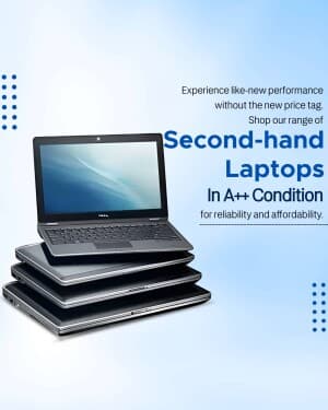 Laptops marketing post