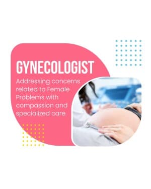 Gynecologist promotional post
