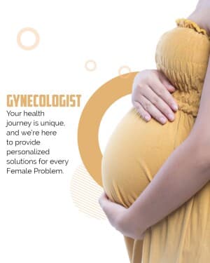 Gynecologist promotional images