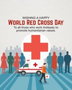 World Red Cross Day event poster