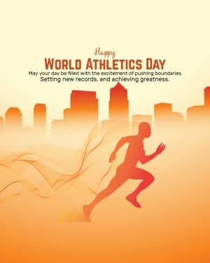 World Athletics Day post