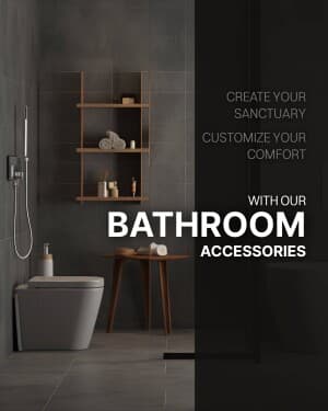 Bathroom Accessories marketing post
