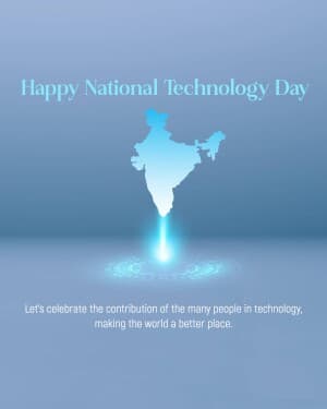 National Technology Day poster