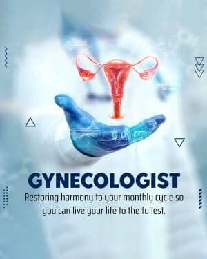 Gynecologist business banner