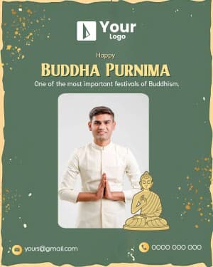 Buddha Purnima Wishes poster