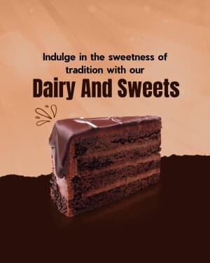 Dairy & Sweets facebook banner