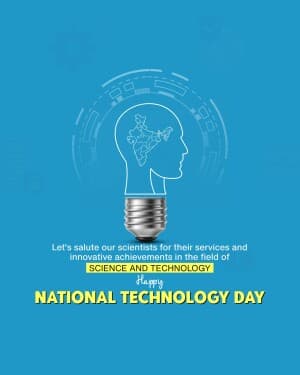 National Technology Day flyer