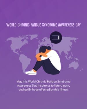 World Chronic Fatigue Syndrome Awareness Day illustration