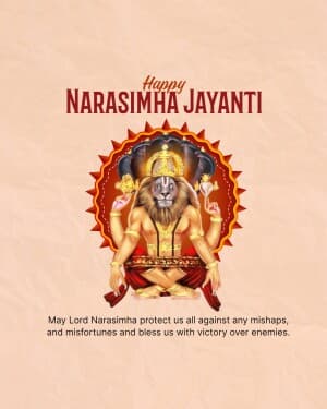 Narasimha Jayanti banner