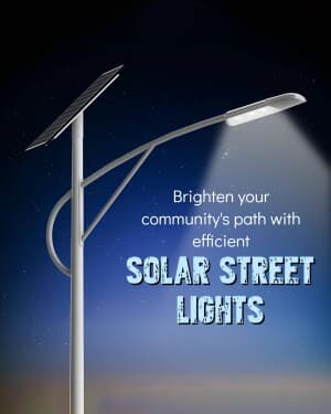 Solar Street Light template