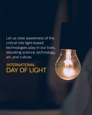 International Day of Light graphic