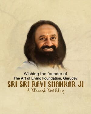 Sri Sri Ravi Shankar Birthday video