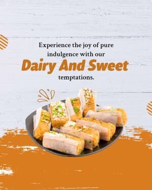 Dairy & Sweets business post