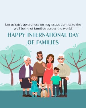 International Day of Families graphic