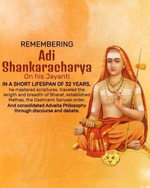 Shankaracharya Jayanti image