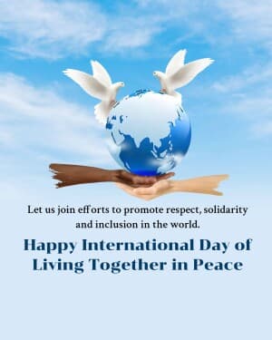 International Day of Living Together in Peace video