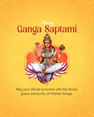 Ganga Saptami flyer