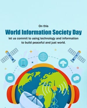 World Information Society Day graphic