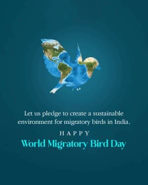 World Migratory Bird Day event poster