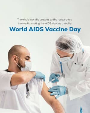 World AIDS Vaccine Day graphic