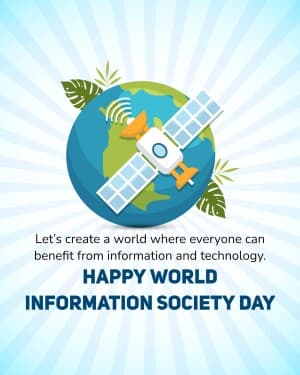 World Information Society Day illustration