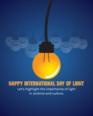 International Day of Light flyer