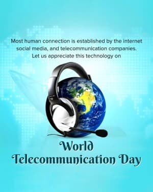 World Telecommunication Day graphic