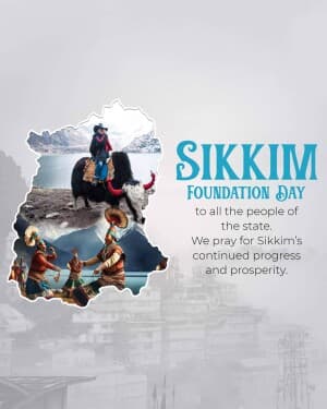 Sikkim Foundation Day flyer