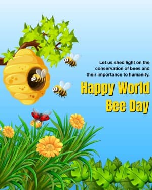 World Bee Day illustration