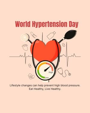 World Hypertension Day flyer