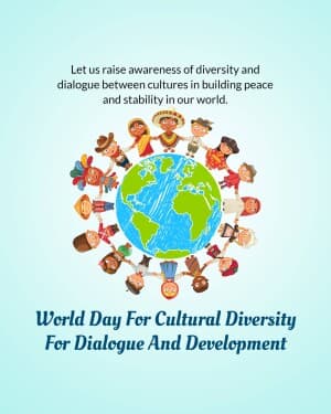 World Day for Cultural Diversity for Dialogue and Development image