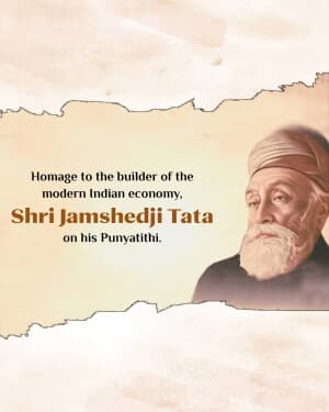 Jamsetji Tata Punyatithi banner