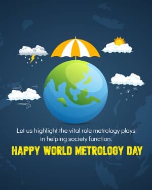 World Metrology Day flyer