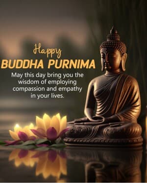 Buddha Purnima flyer