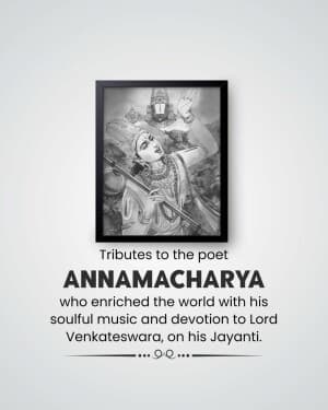 Annamacharya Jayanti graphic