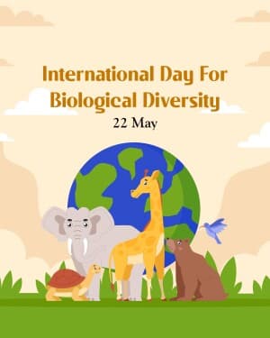 International Day for Biological Diversity graphic