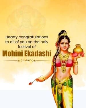 Mohini Ekadashi graphic