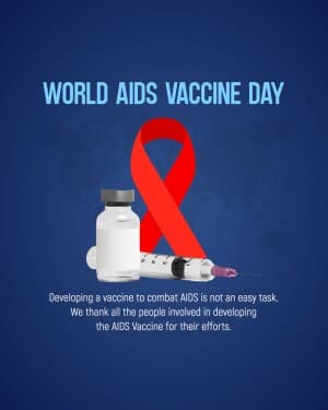 World AIDS Vaccine Day banner