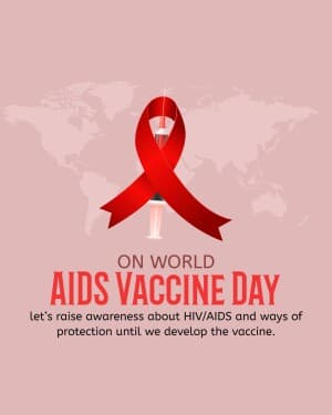 World AIDS Vaccine Day post