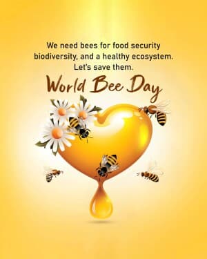 World Bee Day poster