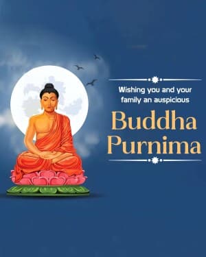 Buddha Purnima illustration