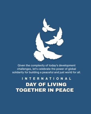 International Day of Living Together in Peace image