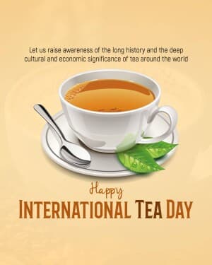 International Tea Day banner