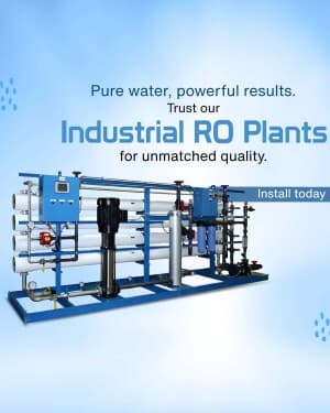 Water & waste water treatment banner