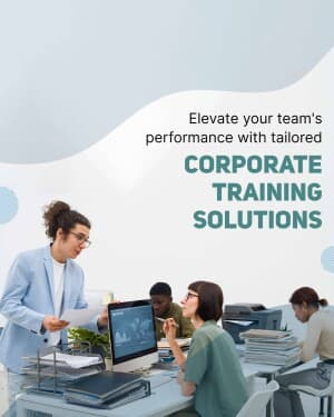 Corporate Training marketing post