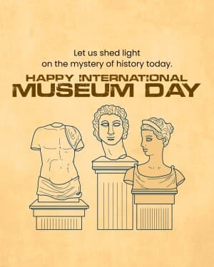 International Museum Day event poster