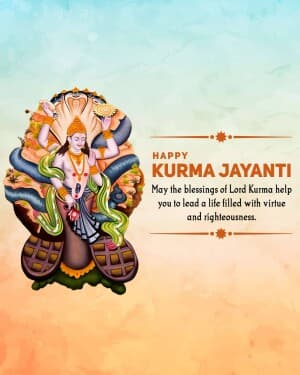 Kurma Jayanti illustration