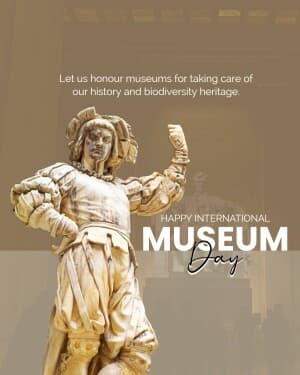 International Museum Day flyer